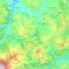 Mapa topográfico Castelnovo ne' Monti, altitude, relevo