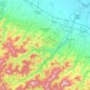 Mapa topográfico Taro, altitude, relevo