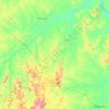 Mapa topográfico Ouro Preto do Oeste, altitude, relevo
