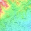 Mapa topográfico Biella, altitude, relevo
