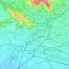 Mapa topográfico Bérgamo, mapa de relevo, mapa de altitude