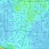 Mapa topográfico 粤海街道, altitude, relevo