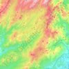Mapa topográfico Zonza, mapa de relevo, mapa de altitude