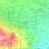 Mapa topográfico 中牟县, altitude, relevo