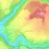 Mapa topográfico Boismont, relevo, altitude