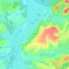 Mapa topográfico Tannay, relevo, altitude