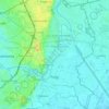 Mapa topográfico Pasig, mapa de relevo, mapa de altitude