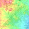Mapa topográfico Vera, mapa de relevo, mapa de altitude