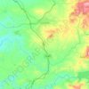 Mapa topográfico Lucena, mapa de relevo, mapa de altitude