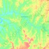 Mapa topográfico Quitandinha, altitude, relevo