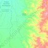 Mapa topográfico Lagoa da Confusão, altitude, relevo