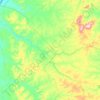 Mapa topográfico São Bento do Tocantins, altitude, relevo