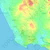 Mapa topográfico Rota, mapa de relevo, mapa de altitude