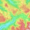 Mapa topográfico Le Tholy, relevo, altitude