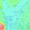 Mapa topográfico La Rinconada, mapa de relevo, mapa de altitude