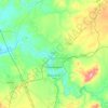 Mapa topográfico Puente Genil, mapa de relevo, mapa de altitude
