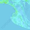 Mapa topográfico Le Grau-du-Roi, relevo, altitude
