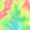 Mapa topográfico Bergerie de Ballone, mapa de relevo, mapa de altitude