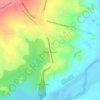 Mapa topográfico Açude Castanhão, relevo, altitude