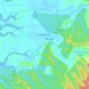 Mapa topográfico Raposo, altitude, relevo