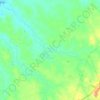 Mapa topográfico Rio Salgado, relevo, altitude