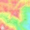 Mapa topográfico Alto São Paulo, altitude, relevo